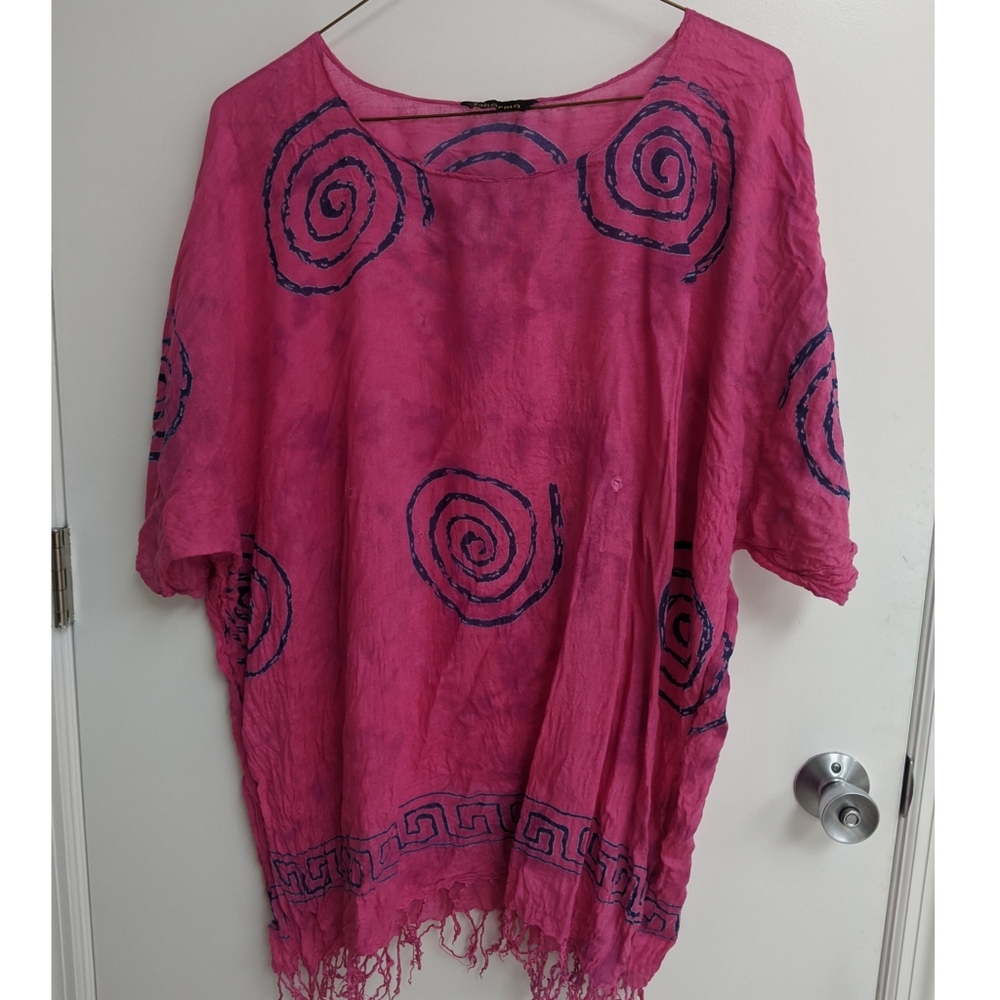 ❤️3/$25 ☀️DHARMA Flowy Beach Top Cover-up
